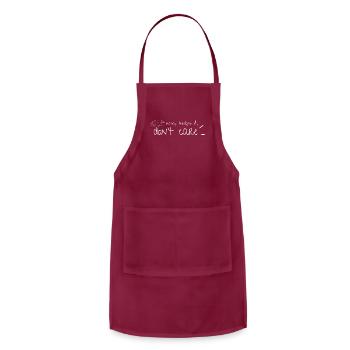 Care - Adjustable Apron - burgundy - Front - Julia (174cm)