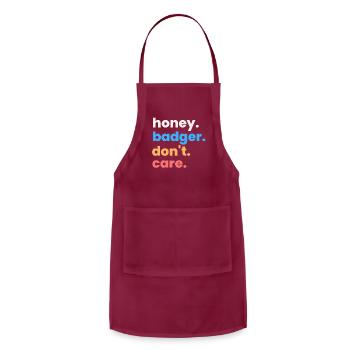 Care - Adjustable Apron - burgundy - Front - Julia (174cm)