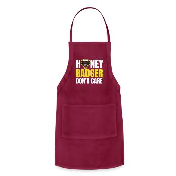 Care - Adjustable Apron - burgundy - Front - Julia (174cm)