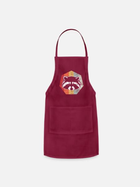 Ra Rac Trash Panda - Adjustable Apron - burgundy