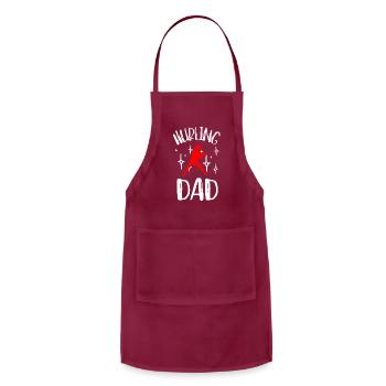 Irish Dublin Hurling - Adjustable Apron - burgundy - Front - Julia (174cm)