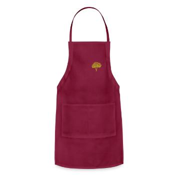 Apple trees apple heartbeat - Adjustable Apron - burgundy - Front - Julia (174cm)