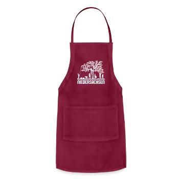Apple trees apple heartbeat - Adjustable Apron - burgundy - Front - Julia (174cm)