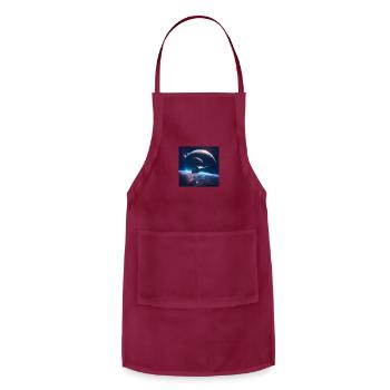 by Habys - Adjustable Apron - burgundy - Front - Julia (174cm)