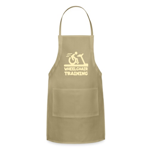 Wheelchair training for lazy wheelchair users - Adjustable Apron