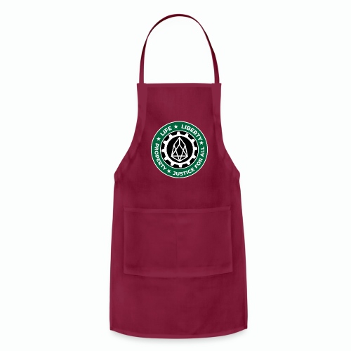 T-SHIRT LIFE, LIBERTY, PROPERTY, AND JUSTICE - Adjustable Apron