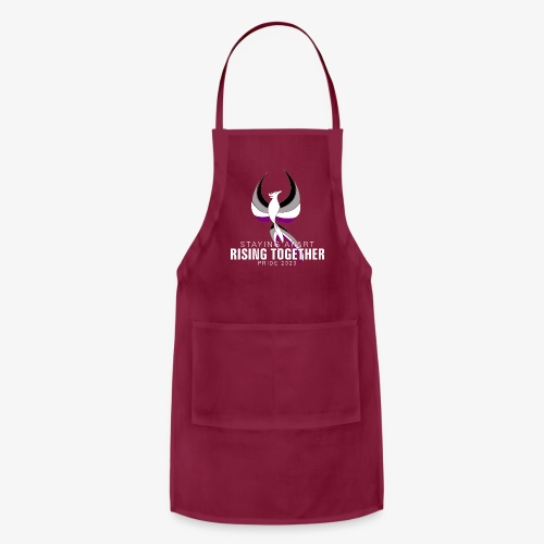 Asexual Staying Apart Rising Together Pride 2020 - Adjustable Apron