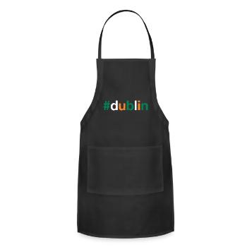 DUBLIN Irish Flag - Adjustable Apron - black - Front - Julia (174cm)