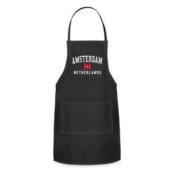 Amsterdam Souvenir - Adjustable Apron - black - Front - Julia (174cm)