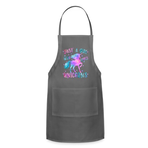 Just a girl who loves Unicorns - Adjustable Apron