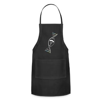 Skydive Freefly Skydiving DNA double Helix - Adjustable Apron - black - Front - Julia (174cm)