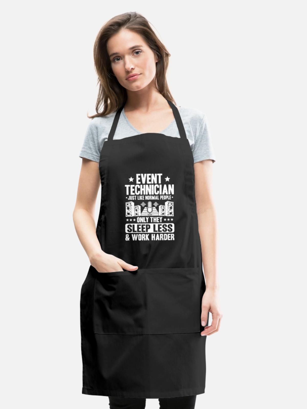 Event Technician Event Technology - Adjustable Apron - black - Front - Julia (174cm)