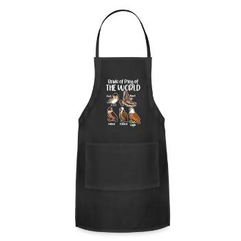 Birds of Prey Of The World - Adjustable Apron - black - Front - Julia (174cm)