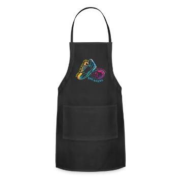 To Many Sneakers Sneaker Turnschuhe - Adjustable Apron - black - Front - Julia (174cm)