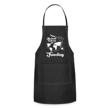 Travel Travel Excursion Flight Vacation Vacation - Adjustable Apron - black - Front - Julia (174cm)