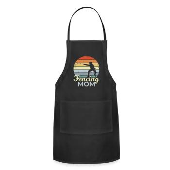 Fencing Mother - Adjustable Apron - black - Front - Julia (174cm)