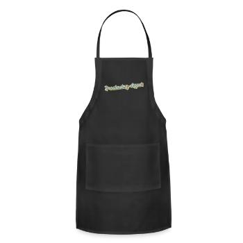 Daddy's job funny Quote Mom purchasing-agent - Adjustable Apron - black - Front - Julia (174cm)