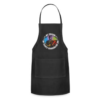 Events Coordinator My Passion My Events Organizer - Adjustable Apron - black - Front - Julia (174cm)
