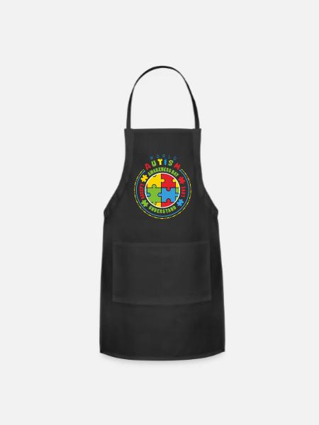 World autism awareness day - Adjustable Apron - black