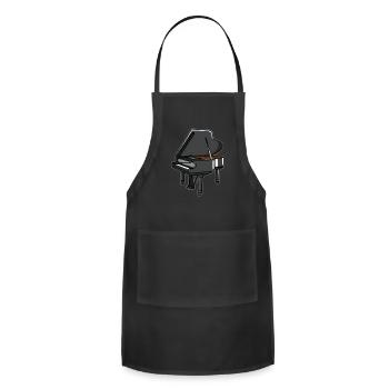 Piano Performer - Adjustable Apron - black - Front - Julia (174cm)