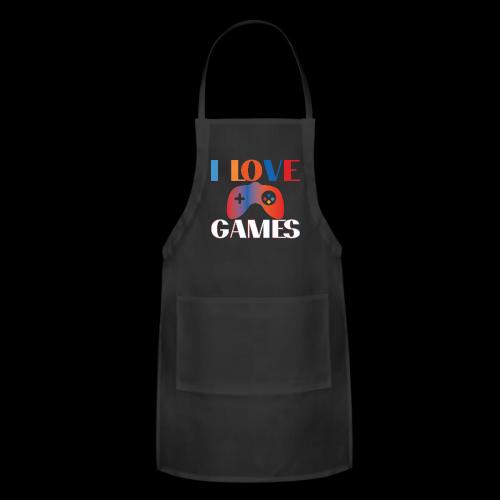I Love Games Rainbow Controller - Adjustable Apron