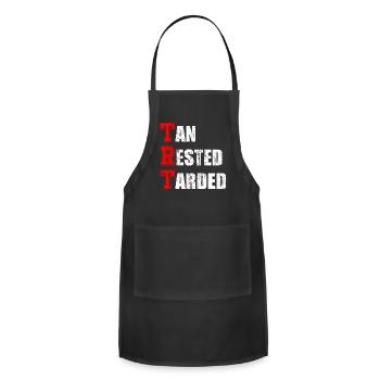 TAN RESTED TARDED TRT - Adjustable Apron - black - Front - Julia (174cm)