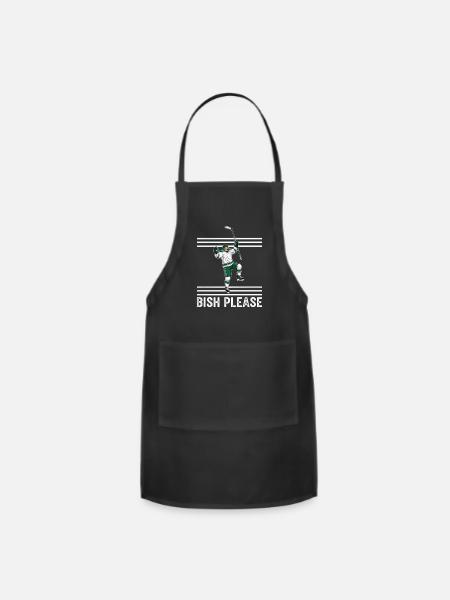Bish Please Hockey Hero - Adjustable Apron - black