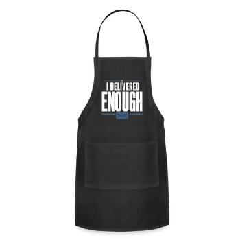 Mail Carrier Retirement Retired Mail Carrier - Adjustable Apron - black - Front - Julia (174cm)