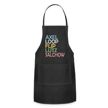 Figure Skating - Adjustable Apron - black - Front - Julia (174cm)