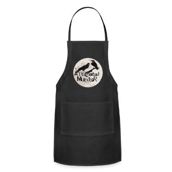 Horror Murder Moon - Adjustable Apron - black - Front - Julia (174cm)