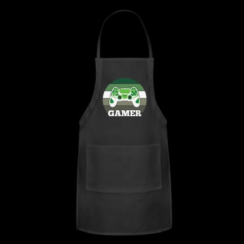 Green Sunset Gamer - Adjustable Apron