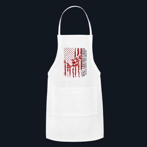 You are Secured To Fly Above The Ground - Adjustable Apron