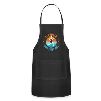 Running Girl - Adjustable Apron - black - Front - Julia (174cm)