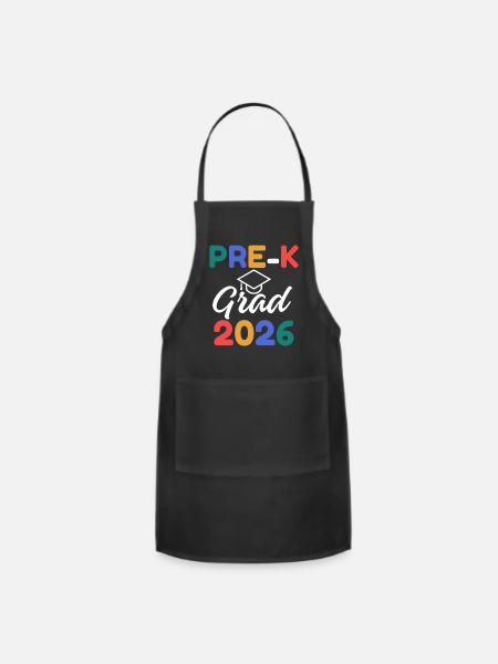 Pre-K Grad 2026 - Adjustable Apron - black