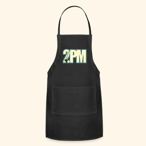 2PM Teal Guitar Logo - Adjustable Apron