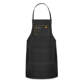 ILTKT Tweet - Adjustable Apron - black - Front - Julia (174cm)