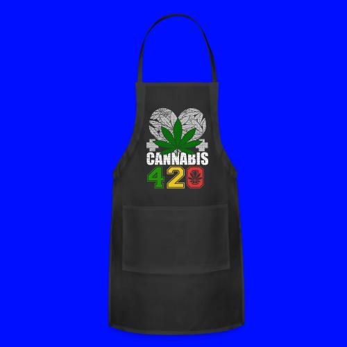 Clever 420 Smoker World Weed Marijuana Design - Adjustable Apron