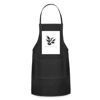 Dove Flight of Hope - Adjustable Apron - black - Front - Julia (174cm)
