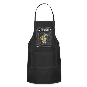 Humanity Mesh Portrait - Adjustable Apron - black - Front - Julia (174cm)