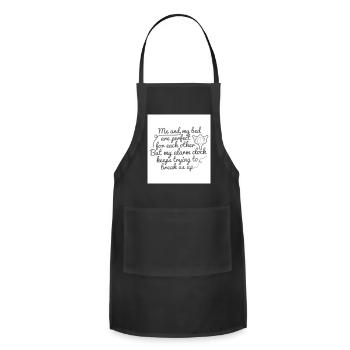 IMG 20240225 224707 5000 x 5500 pixel - Adjustable Apron - black - Front - Julia (174cm)