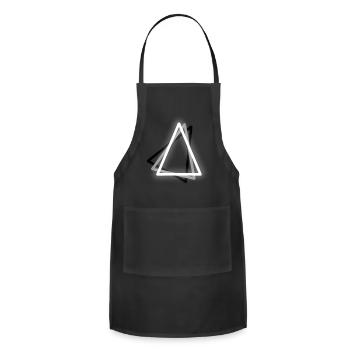 Apex Triad Glyph - Adjustable Apron - black - Front - Julia (174cm)
