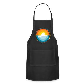 Martha'S Vineyard Edgartown Oak Bluffs Sunset - Adjustable Apron - black - Front - Julia (174cm)