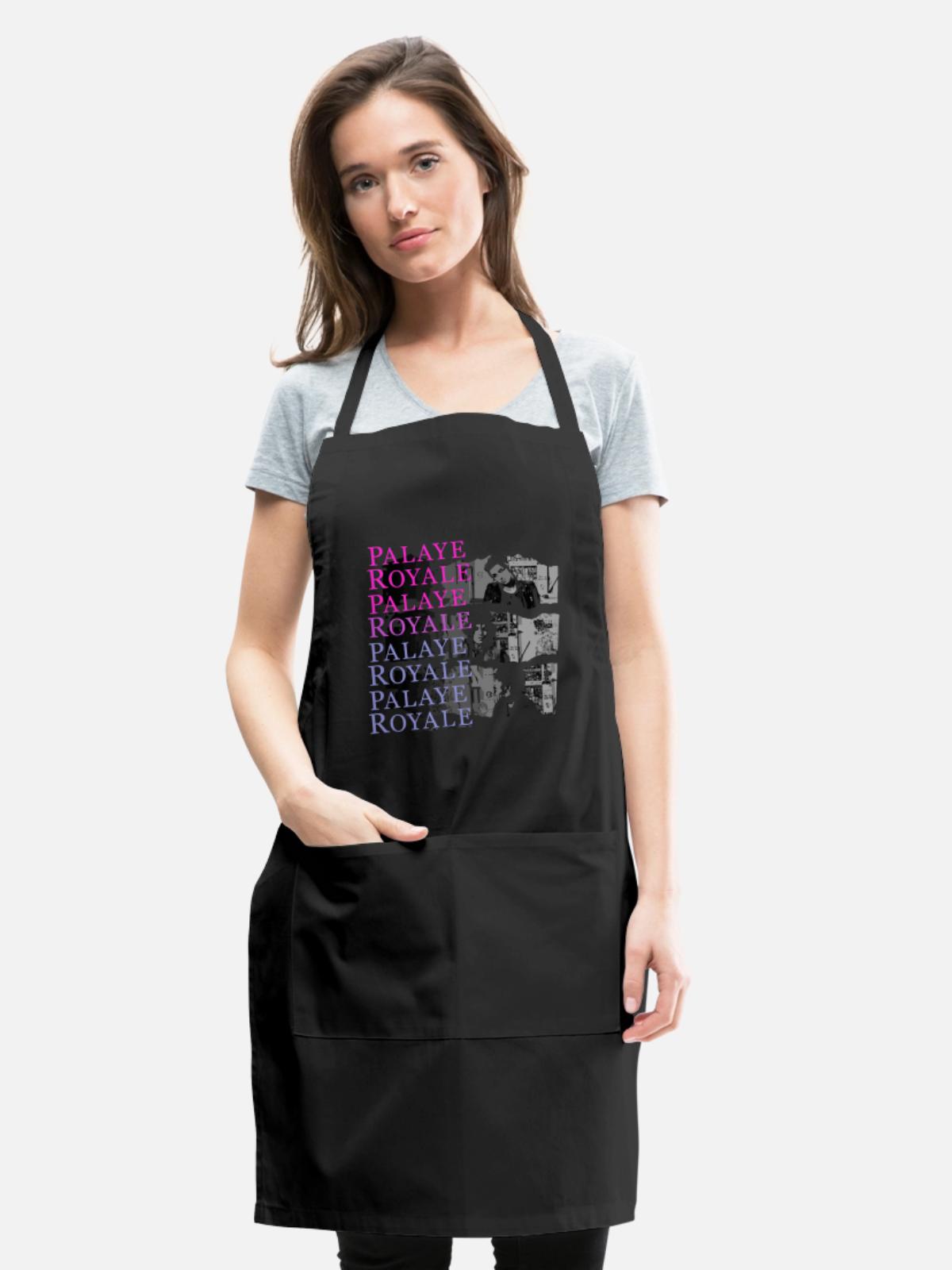 Palaye Royale Torn - Adjustable Apron - black - Front - Julia (174cm)
