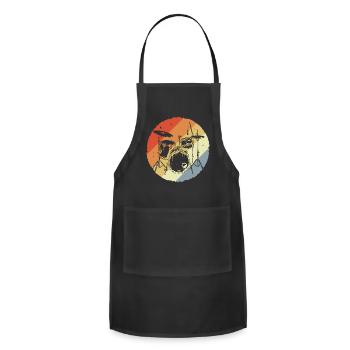 Drum Kit Retro - Adjustable Apron - black - Front - Julia (174cm)