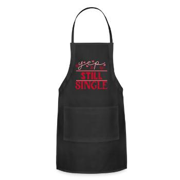 Yep still single - Adjustable Apron - black - Front - Julia (174cm)