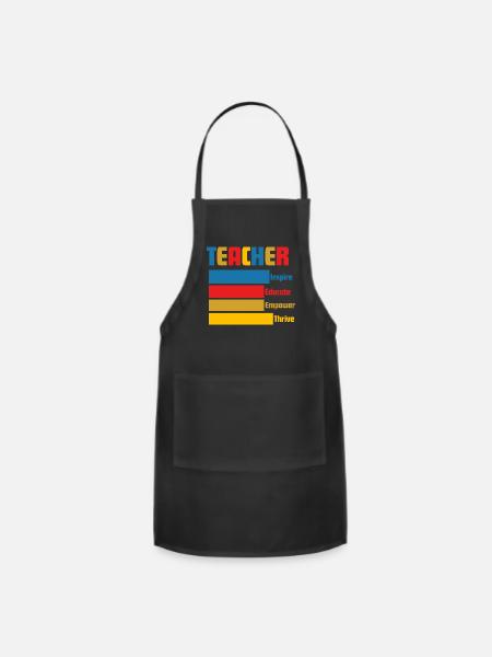 TEACHER - Adjustable Apron - black