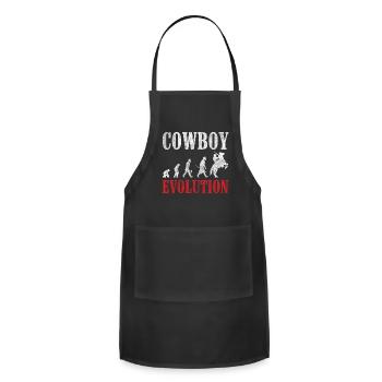 Cowboy Texas Western Riding - Adjustable Apron - black - Front - Julia (174cm)