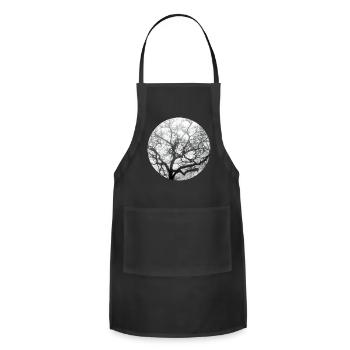 Fractal Nature - Adjustable Apron - black - Front - Julia (174cm)