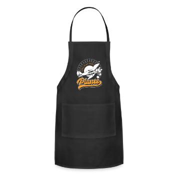 Model Maker Model Airplane Aviator - Adjustable Apron - black - Front - Julia (174cm)