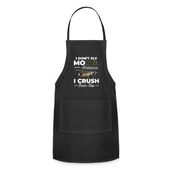 Model Maker Model Airplane Hobby Pilot - Adjustable Apron - black - Front - Julia (174cm)